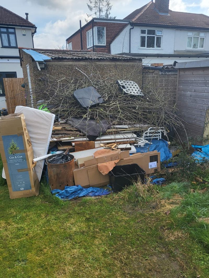 Before: Garden clearance, Wimbledon