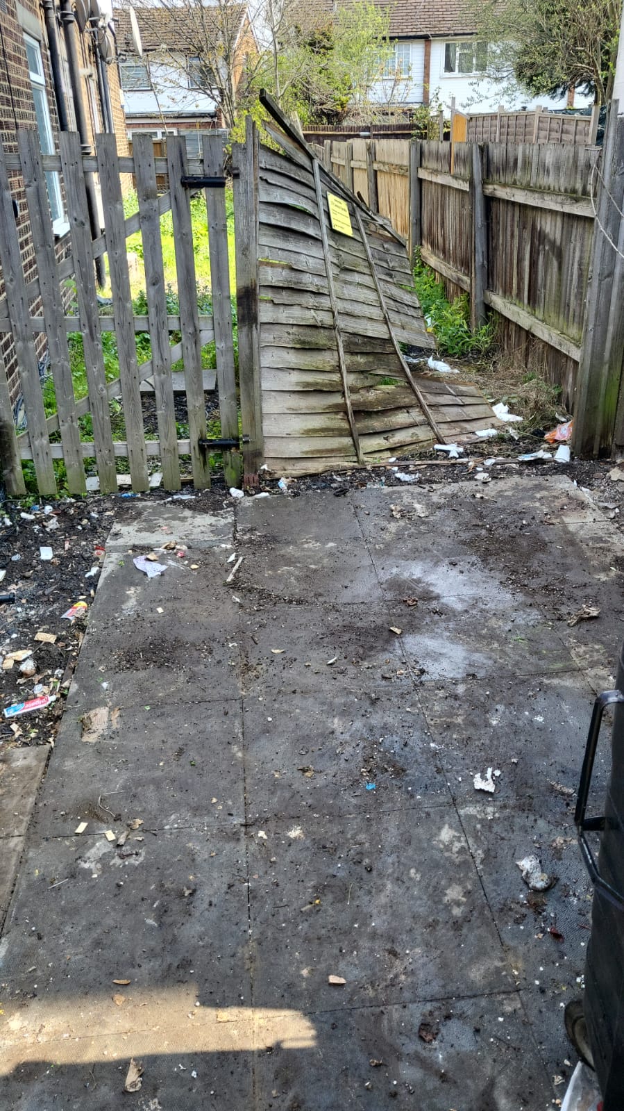 After: Rear yard clearance, Lingfield